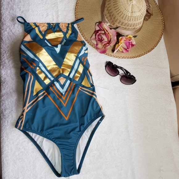 Urban Outfitters Other - 👙OUT FROM UNDER GEOMETRIC PRINT SWIMSUIT, NEW